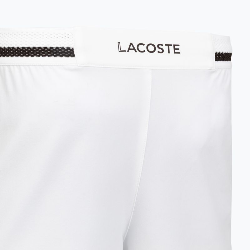 Pantaloncini da tennis uomo Lacoste X Novak Djokovic GH7413 white/buffalo 4