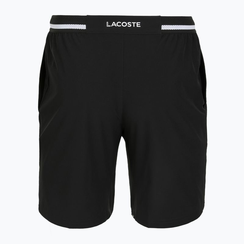 Pantaloncini da tennis da uomo Lacoste X Novak Djokovic GH7413 buffalo/white 2
