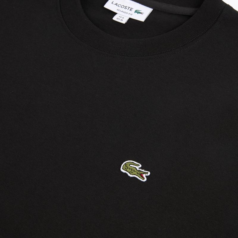 T-shirt da uomo Lacoste TH0876 black 7
