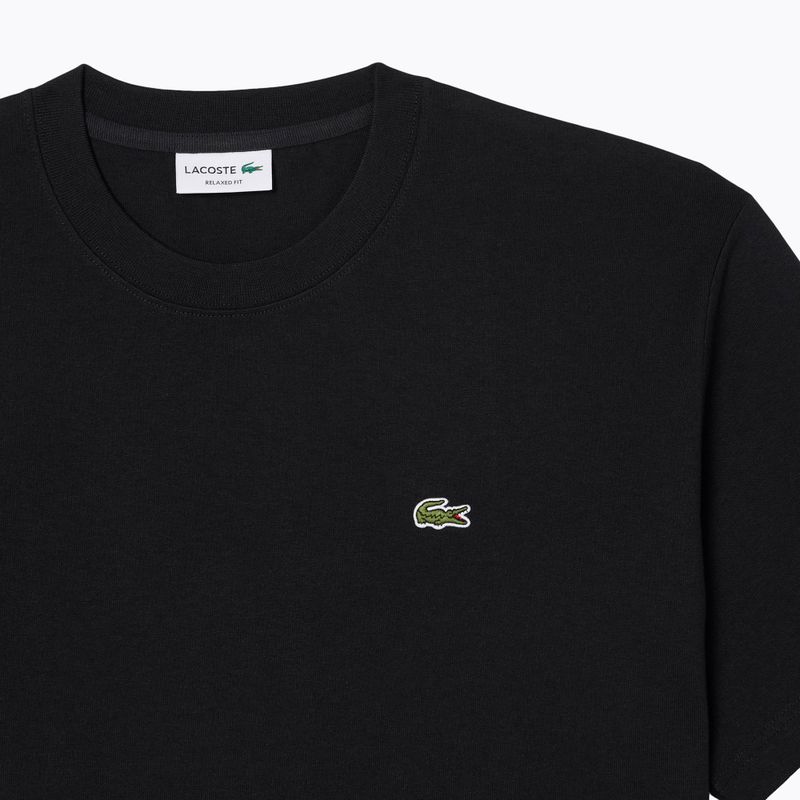 T-shirt da uomo Lacoste TH0876 black 6