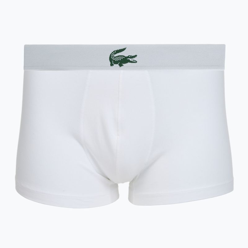 Boxer da uomo Lacoste 5H5441 3 pack white/green/black 2