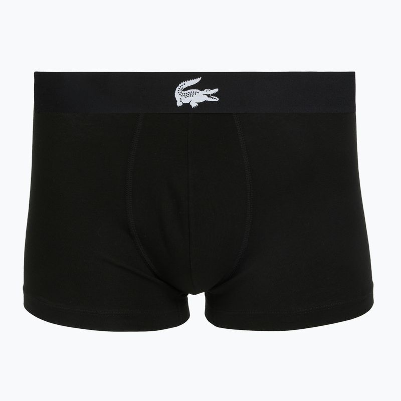 Boxer da uomo Lacoste 5H5441 3 pack white/green/black 4