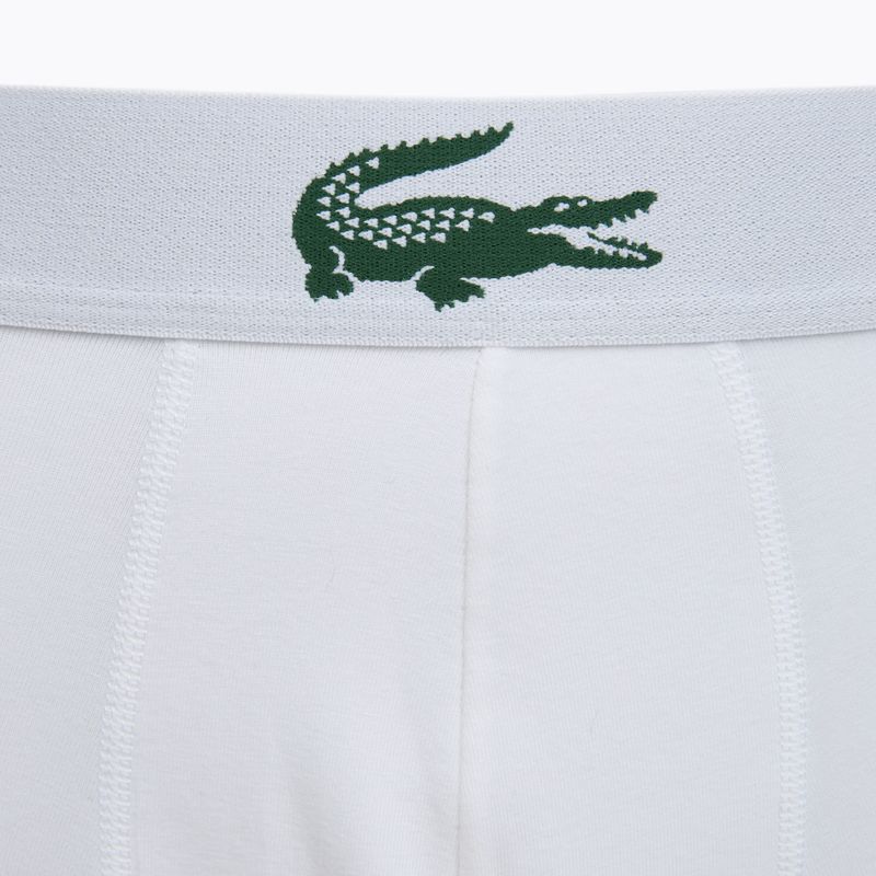 Boxer da uomo Lacoste 5H5441 3 pack white/green/black 6