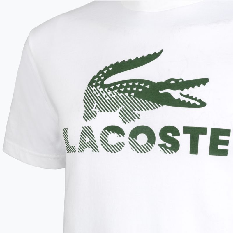 T-shirt da uomo Lacoste TH2630 white 3