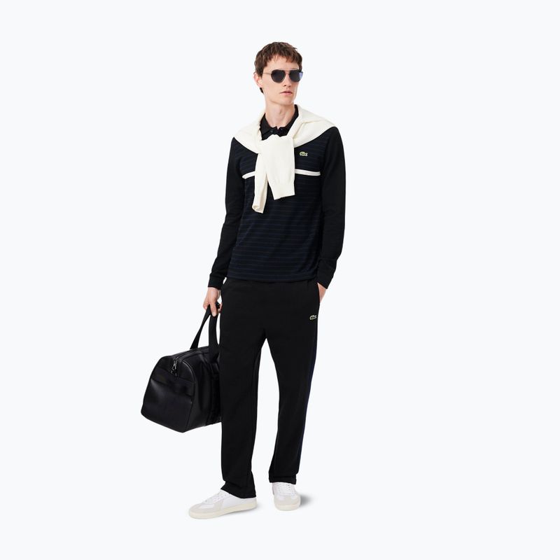 Longsleeve Polo da uomo Lacoste Polo PH9776 black/navy blue 2