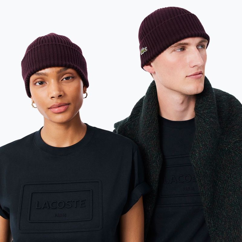 Berretto invernale da uomo Lacoste RB0001 oxalis 3