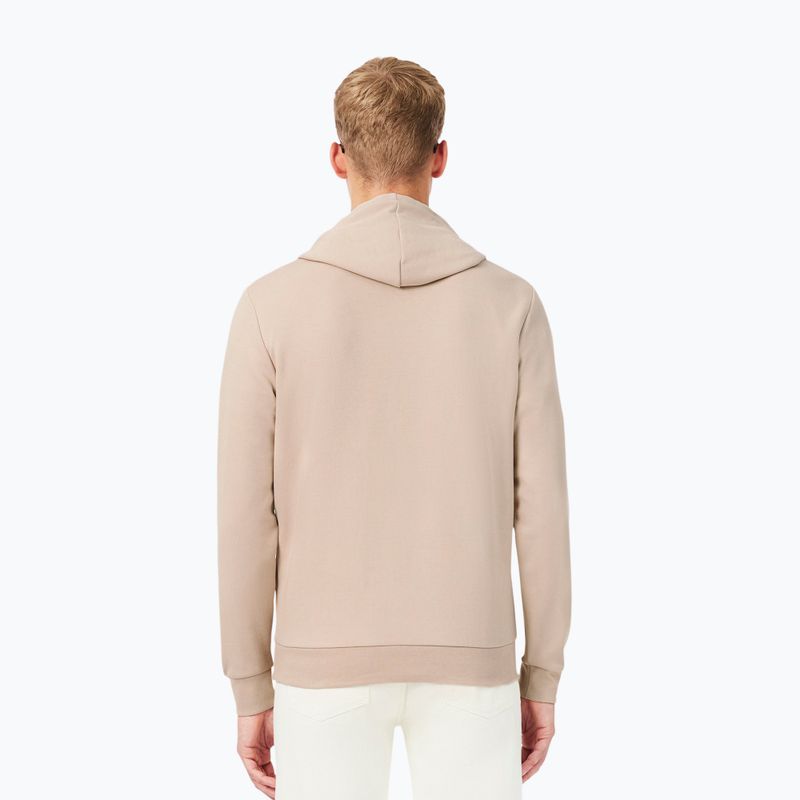 Felpa da uomo Lacoste SH9373 Hoodie sisal 3