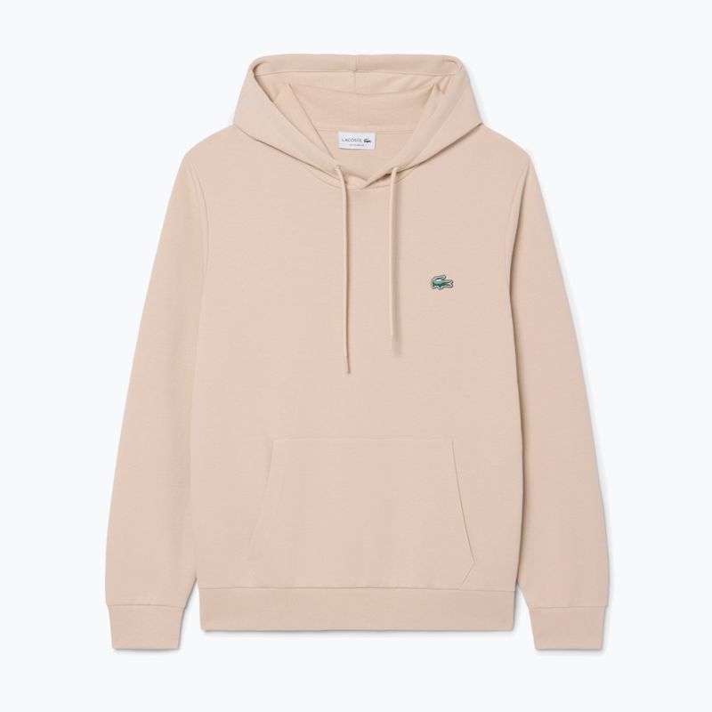 Felpa da uomo Lacoste SH9373 Hoodie sisal 5