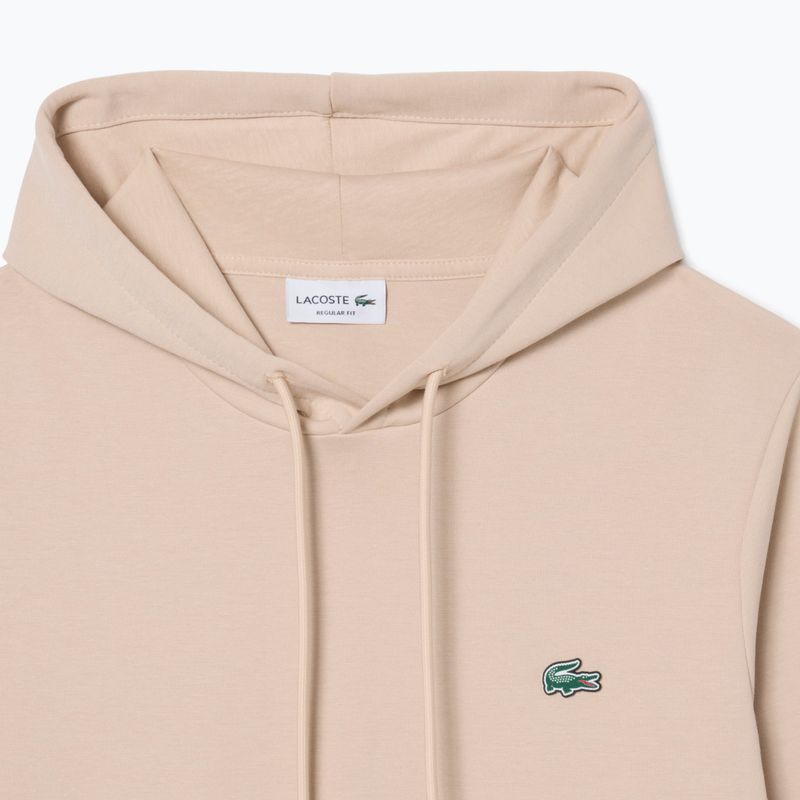 Felpa da uomo Lacoste SH9373 Hoodie sisal 6