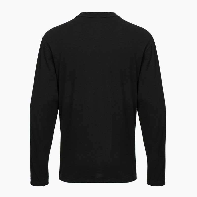 Longsleeve da uomo Lacoste TH7026 V-Neck black 2