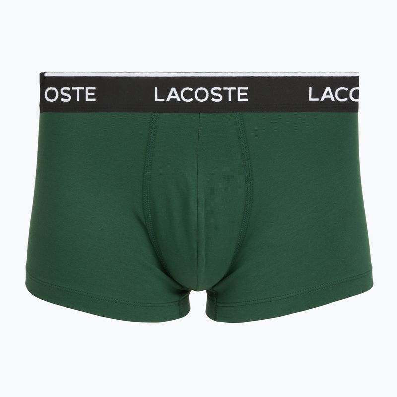 Boxer da uomo Lacoste 5H1300 3 pack black/green 2