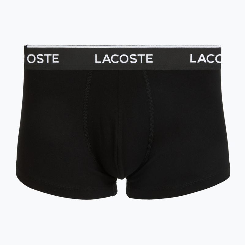 Boxer da uomo Lacoste 5H1300 3 pack black/green 3