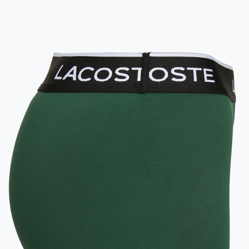 Boxer da uomo Lacoste 5H1300 3 pack black/green 5