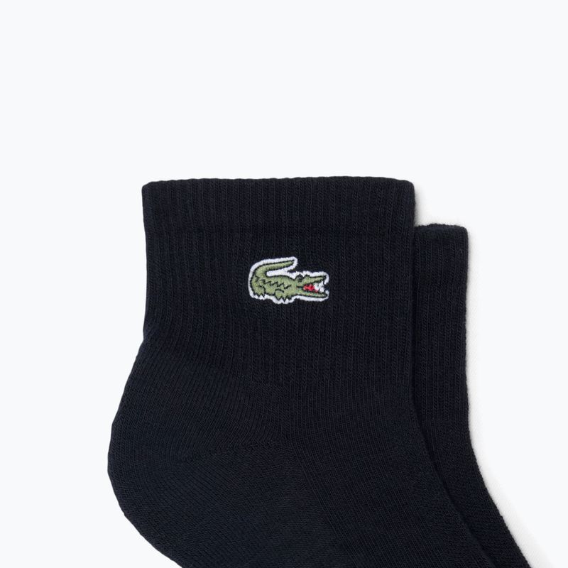 Calze Lacoste RA9182 Ankle 3-pak black 2