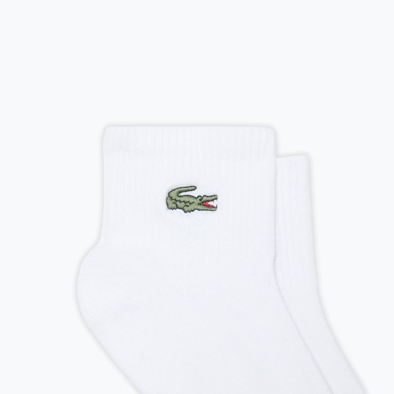 Calze Lacoste RA9182 Ankle 3-pak white 2