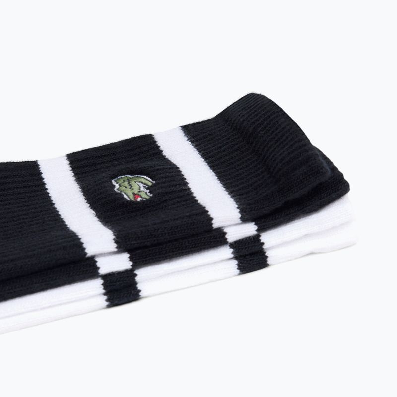 Calze Lacoste RA9189 Ankle 3-pak black/white 2