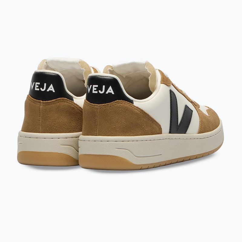 Scarpe da uomo VEJA V-10 Prime Leather pure/black/tent 3