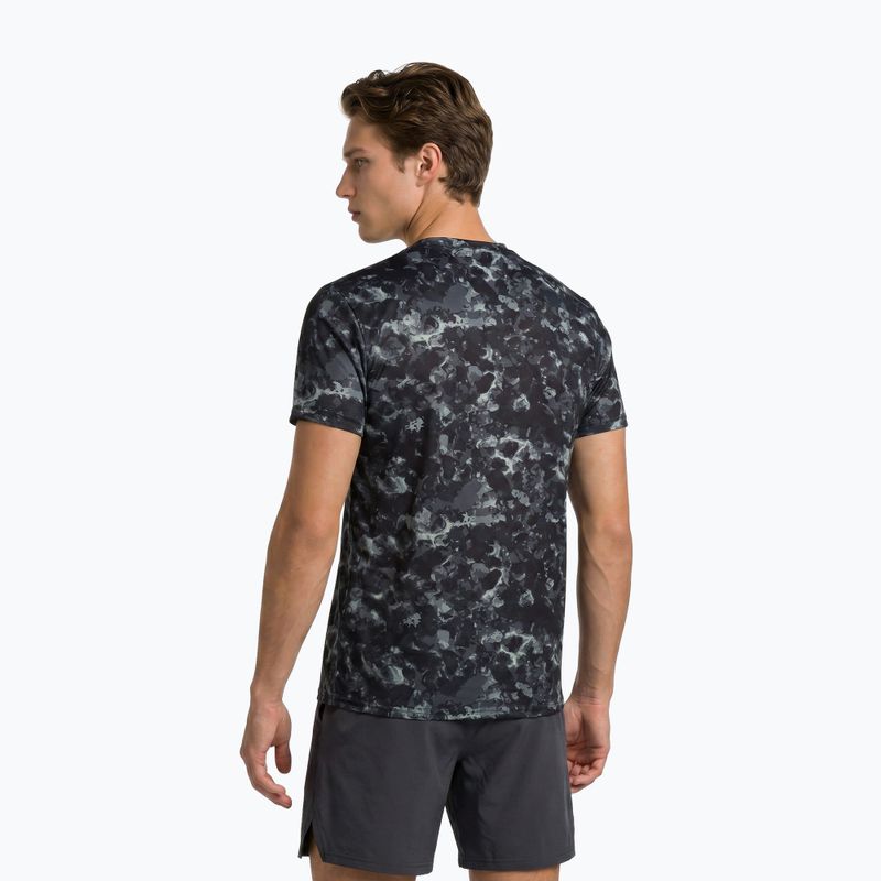 T-shirt da uomo Aulp Tommy black aop 2