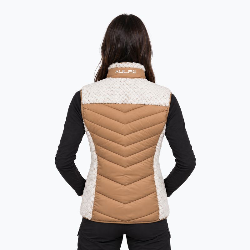 Gilet da donna Aulp Corda Hybrid taupe 1 2