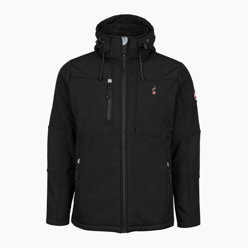 Giacca softshell da uomo Aulp Nemev Softshell black 1 3