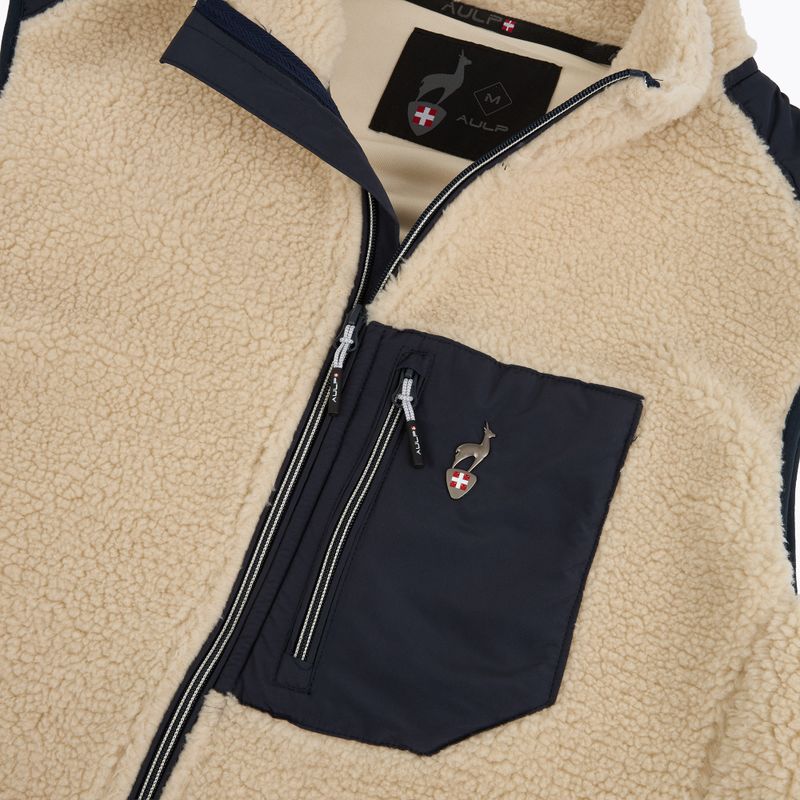 Gilet uomo Aulp Tarik Sherpa greige 1 3