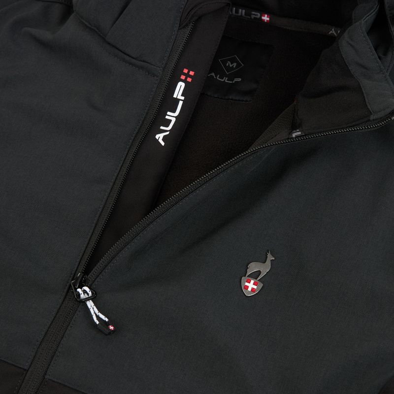 Giacca softshell da uomo Aulp Tiago Softshell anthracite melange 1 3