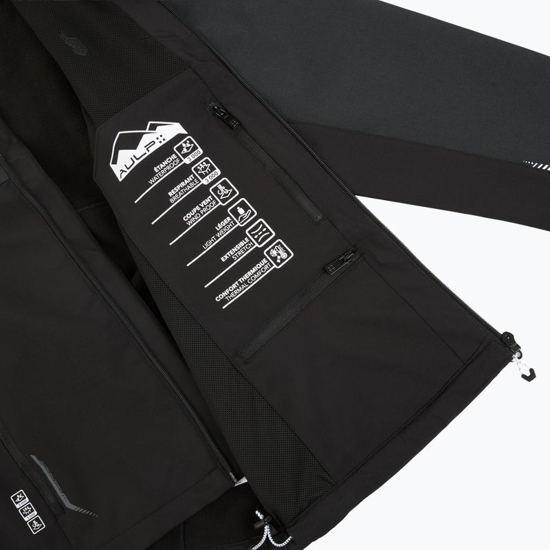 Giacca softshell da uomo Aulp Tiago Softshell anthracite melange 1 6