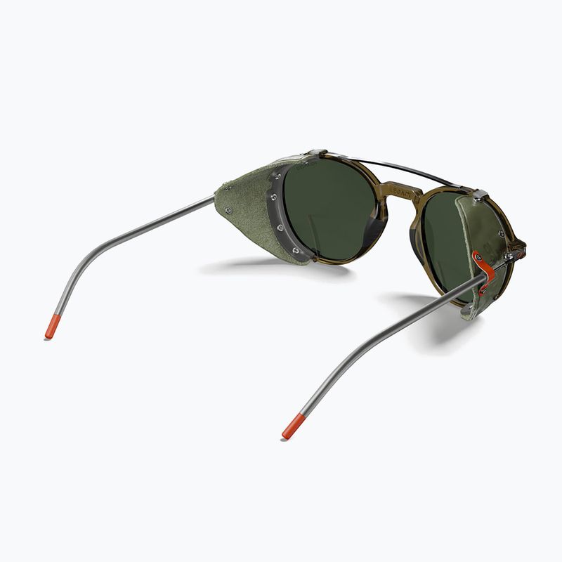 Occhiali da sole Julbo Legacy Polarized traslucidi marrone/khaki/arancio 2