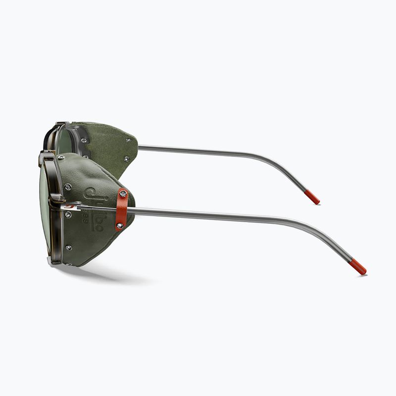 Occhiali da sole Julbo Legacy Polarized traslucidi marrone/khaki/arancio 4