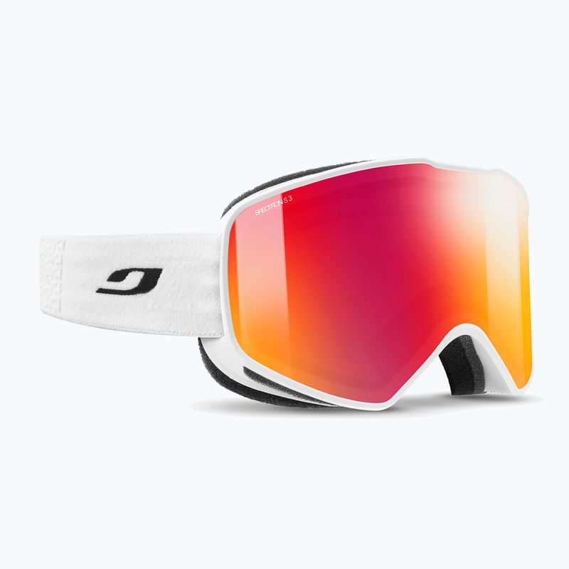 Occhiali da sci Julbo Cyclon Spectron bianco/rosso flash