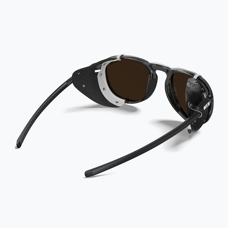Occhiali da sole Julbo Millenium Reactiv Polarized lucido traslucido nero/nero/bianco 2