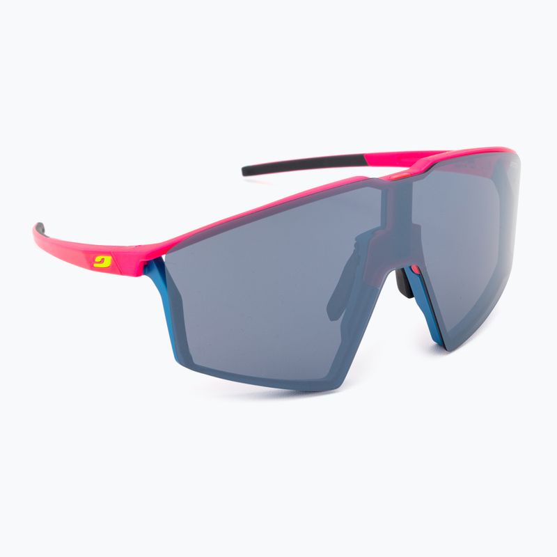 Occhiali da sole Julbo Edge Spectron 3 rosa fluo/blu/argento flash 2
