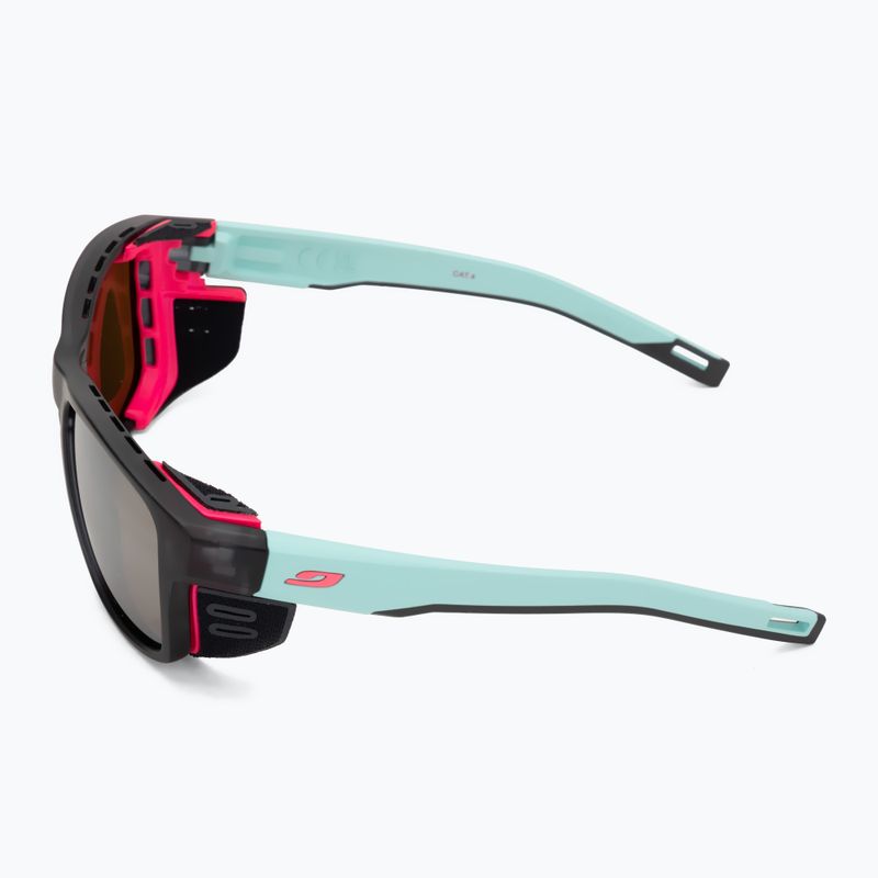 Occhiali da sole Julbo Shield M Spectron traslucido nero/azzurro/rosa 4