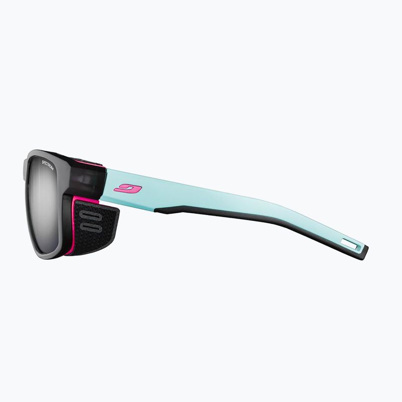 Occhiali da sole Julbo Shield M Spectron traslucido nero/azzurro/rosa 3