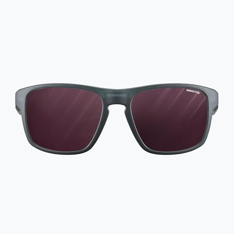 Occhiali da sole Julbo Shield Reactiv High Contrast traslucido nero/blu/bianco 2