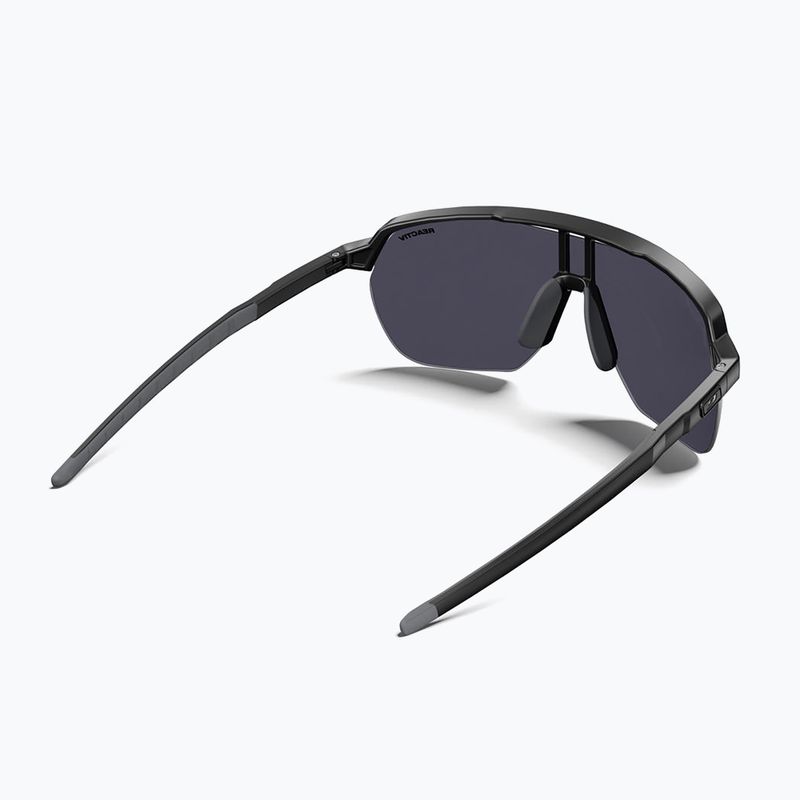 Occhiali da sole Julbo Frequency Reactiv Light Amplifier nero opaco/grigio/rosso multistrato 2
