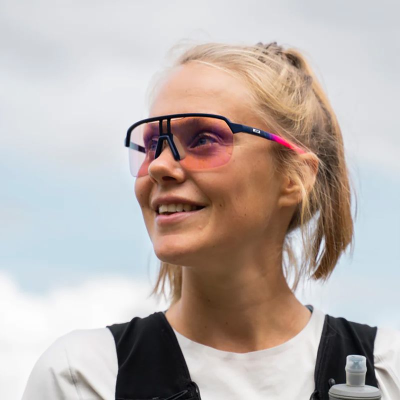 Occhiali da sole Julbo Frequency Reactiv 1-3 High Contrast viola/rosa/blu multistrato 2