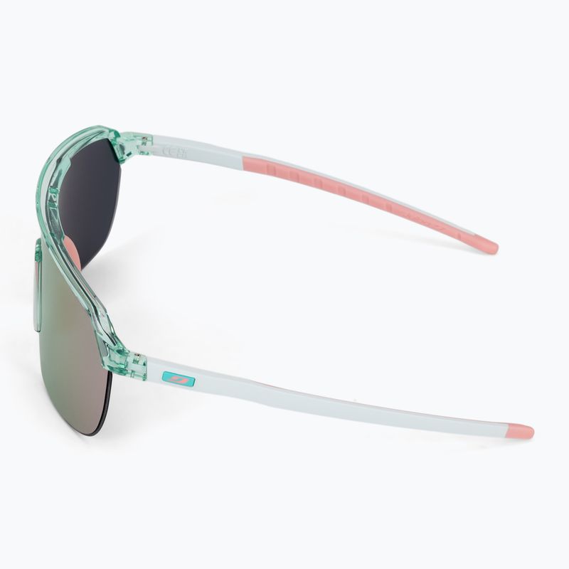 Occhiali da sole Julbo Frequency Spectron lucidi traslati verde chiaro/rosa/multi rosa chiaro 4