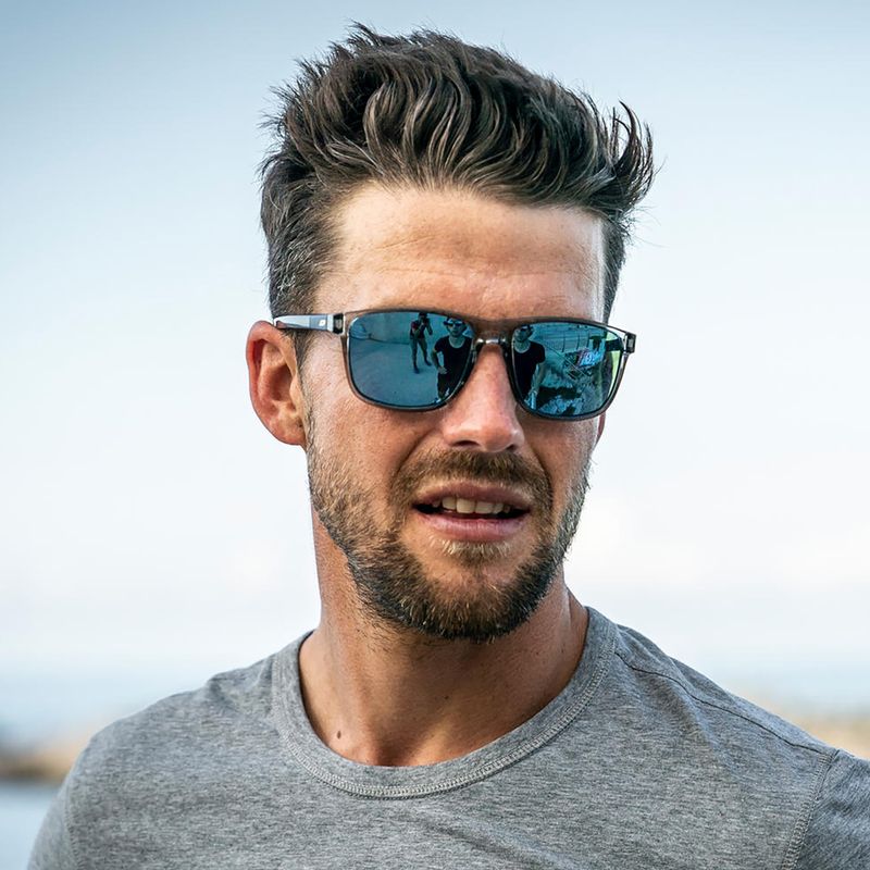 Occhiali da sole Julbo The Streets Polarized HD shiny translucent grey/blue 4