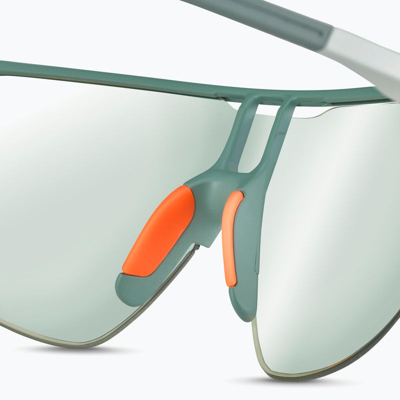 Occhiali da sole Julbo Density Reactiv 1-3 Light Amplifier verde oliva/grigio/rosso multistrato 5