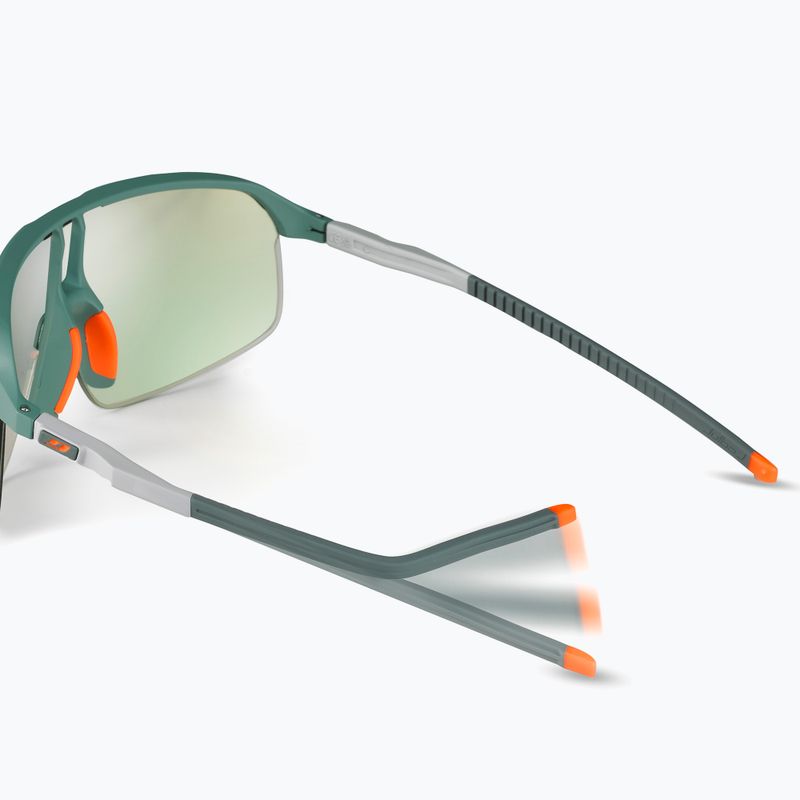 Occhiali da sole Julbo Density Reactiv 1-3 Light Amplifier verde oliva/grigio/rosso multistrato 6