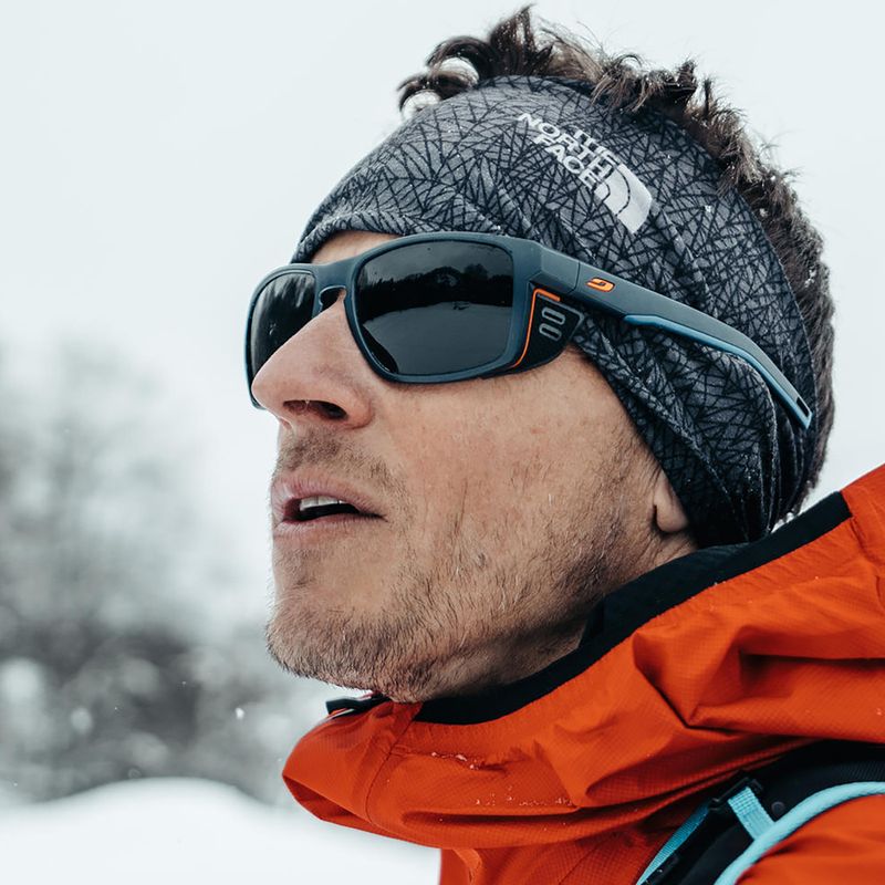 Occhiali da sole Julbo Shield Reactiv Polarized matt dark blue/orange 5