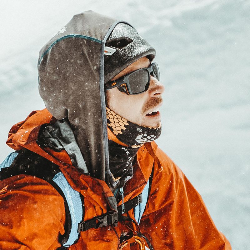 Occhiali da sole Julbo Shield Reactiv Polarized matt dark blue/orange 6