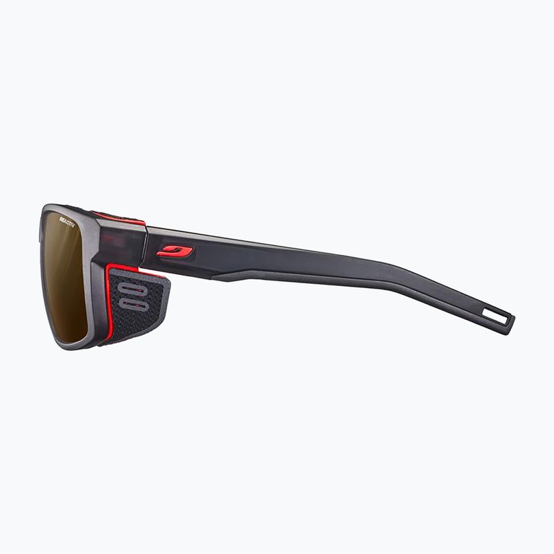Occhiali da sole Julbo Shield Reactiv Polarizzati nero/arancio 4