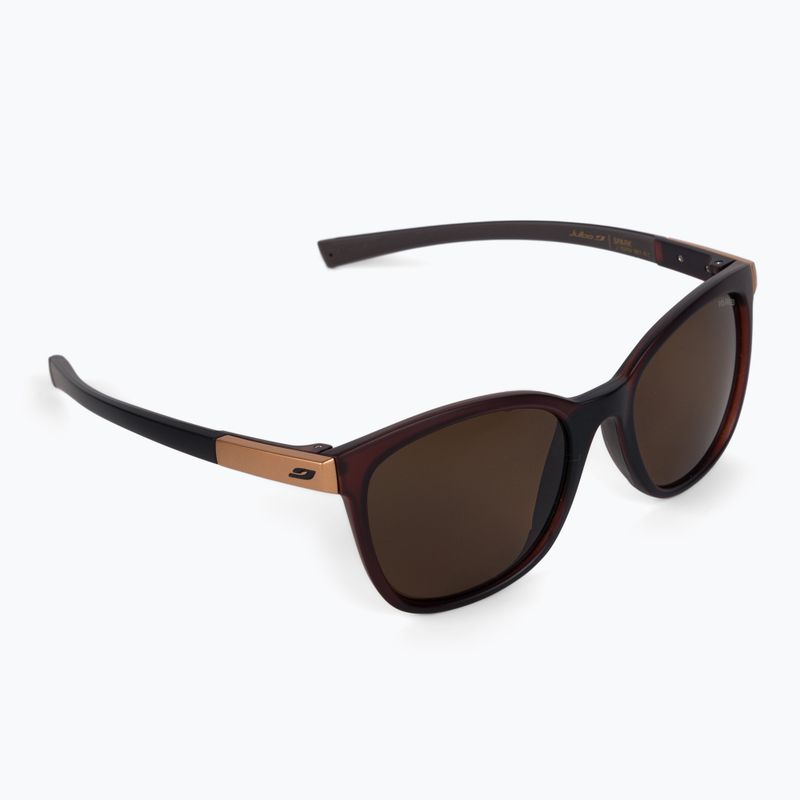 Occhiali da sole Julbo Spark Polarized 3 opaco traslucido marrone/nero