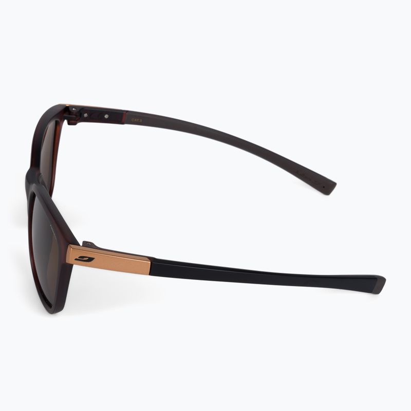 Occhiali da sole Julbo Spark Polarized 3 opaco traslucido marrone/nero 4