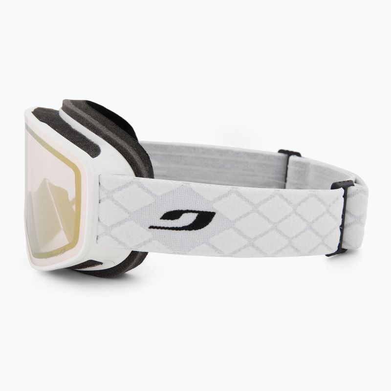 Occhiali da sci Julbo Cyclon Reactiv High Contrast bianco/rosa flash 4