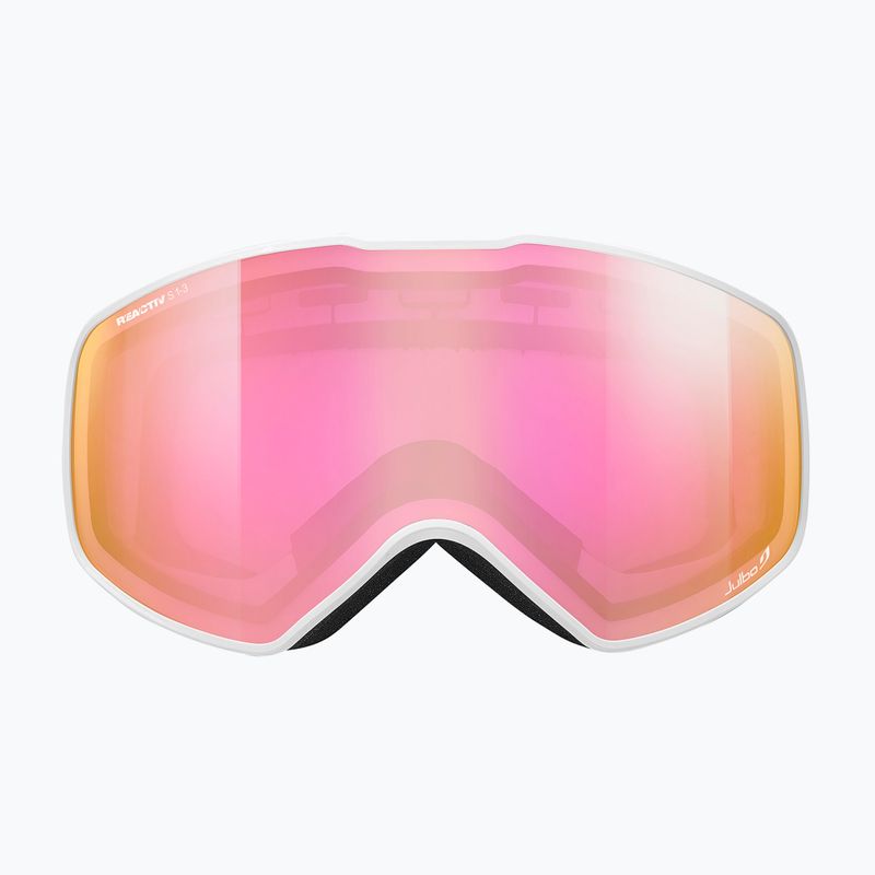Occhiali da sci Julbo Cyclon Reactiv High Contrast bianco/rosa flash 2