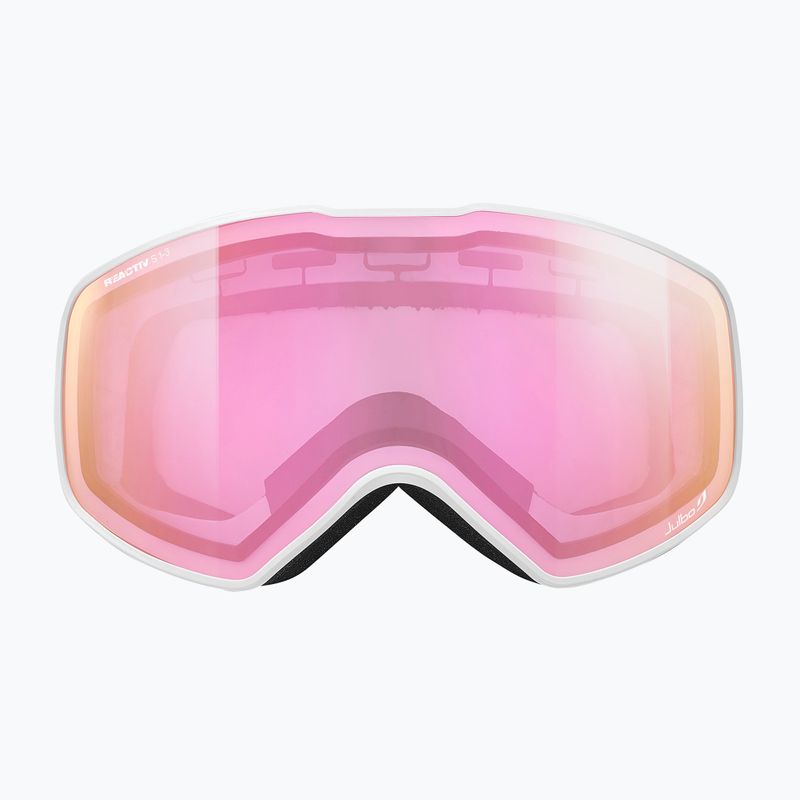 Occhiali da sci Julbo Cyclon Reactiv High Contrast bianco/rosa flash 3
