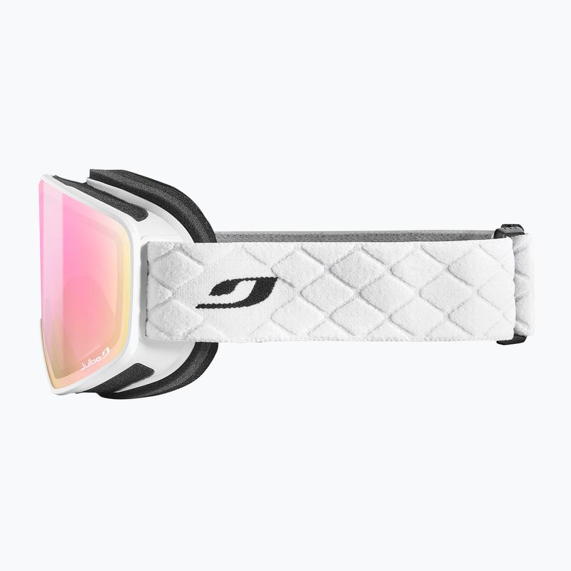 Occhiali da sci Julbo Cyclon Reactiv High Contrast bianco/rosa flash 4